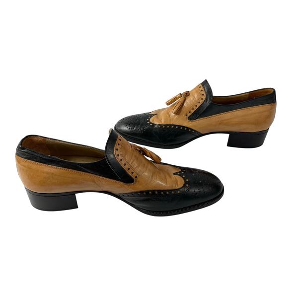Volare By Carlo Leoni Leather Italian Loafers - Picture 4 of 9